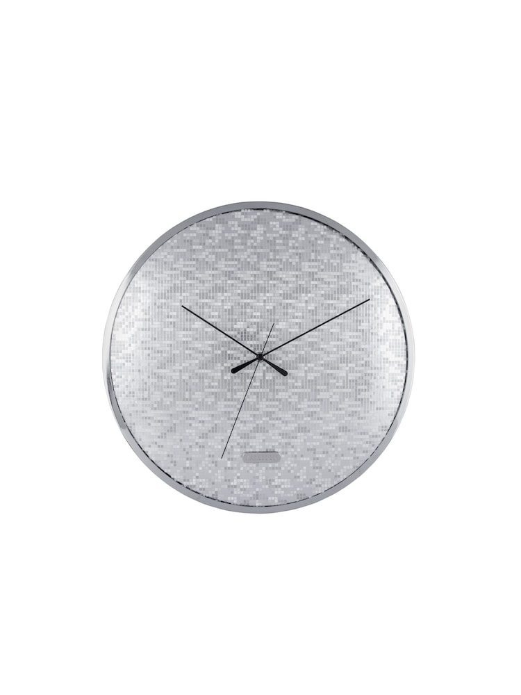 Karlsson Silver Bling Bling Wall Clock - Image 3 of 3