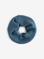 Petrol Blue Knitted Snood (1-16yrs) - Image 1 of 2