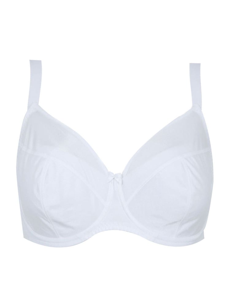 Yours Curve White Classic Smooth Non Padded Underwired Bra - Image 2 of 3