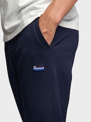 Penfield Navy Blue Mens Relaxed Fit 100% Cotton Original Logo Joggers - Image 4 of 5