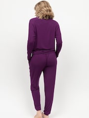 Cyberjammies Purple Jersey Slouch Pyjamas Set - Image 3 of 4