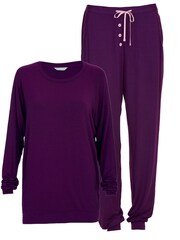 Cyberjammies Purple Jersey Slouch Pyjamas Set - Image 4 of 4