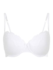 Hunkemöller Secret Lace Padded Underwired White Bra - Image 4 of 5
