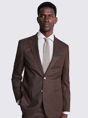 MOSS Copper Brown Tailored Fit Flannel Copper Jacket - Image 5 of 7