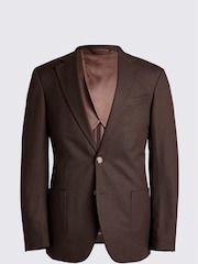 MOSS Copper Brown Tailored Fit Flannel Copper Jacket - Image 7 of 7