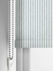 Sophie Allport Blue Stamford Stripe Made to Measure Roller Blinds - Image 3 of 6
