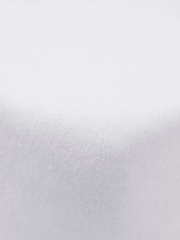 Catherine Lansfield White 100% Cotton Fitted Sheet - Image 2 of 3