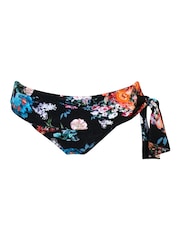 Pour Moi Black Lisbon Foldover Tie Bikini Bottoms - Image 3 of 4