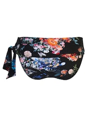 Pour Moi Black Lisbon Foldover Tie Bikini Bottoms - Image 4 of 4