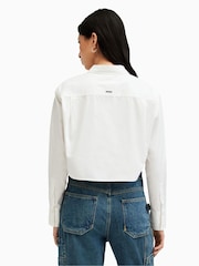 AllSaints White Averie Shirt - Image 2 of 8