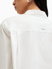 AllSaints White Averie Shirt - Image 4 of 8