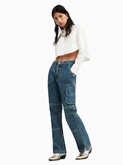 AllSaints White Averie Shirt - Image 6 of 8