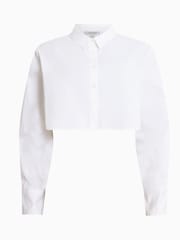 AllSaints White Averie Shirt - Image 8 of 8