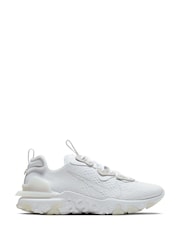 Nike White React Vision Trainers - Image 1 of 8
