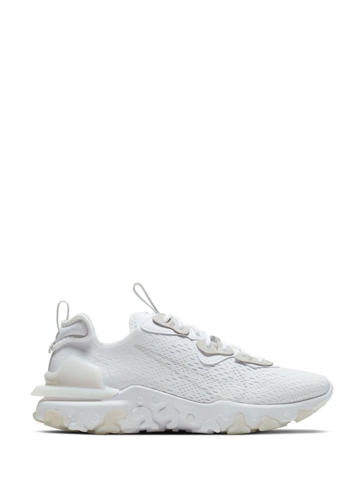 Nike White React Vision Trainers - Image 1 of 8
