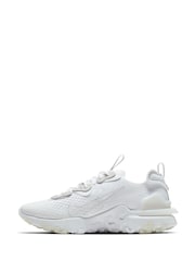 Nike White React Vision Trainers - Image 2 of 8