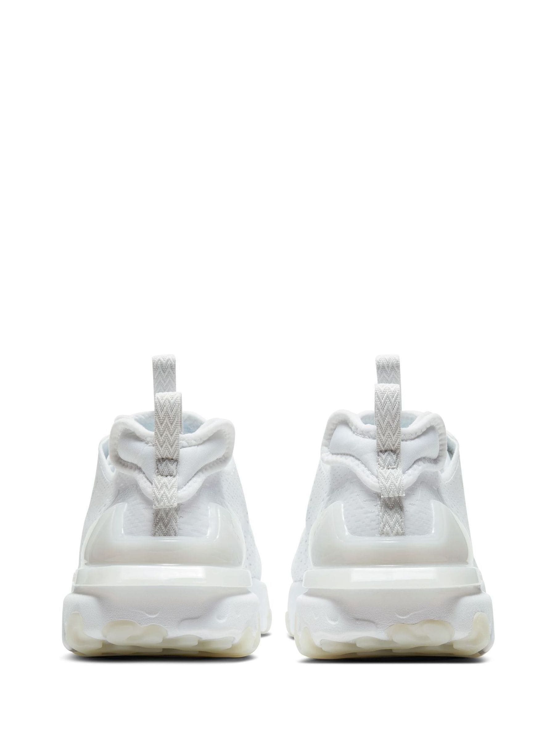 nike react all white