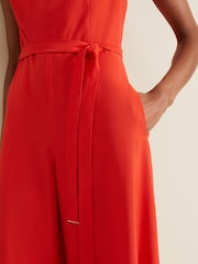 Phase Eight Red Marta Jumpsuit - Image 7 of 9