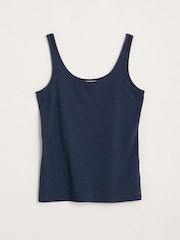 Seasalt Cornwall Blue Tidal Drift Jersey Vest - Image 5 of 6