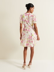 Phase Eight Cream Velma Cotton Mini Dress - Image 2 of 7