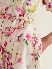 Phase Eight Cream Velma Cotton Mini Dress - Image 6 of 7