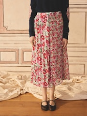 Cath Kidston Archive Ditsy Pleated Skirt - Image 2 of 5