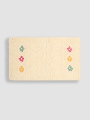 JoJo Maman Bébé Cream Cable Knitted Neck Cosy Scarf - Image 2 of 3