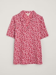 Seasalt Cornwall Pink Short Sleeve Misty Sky Shirt - Image 4 of 5