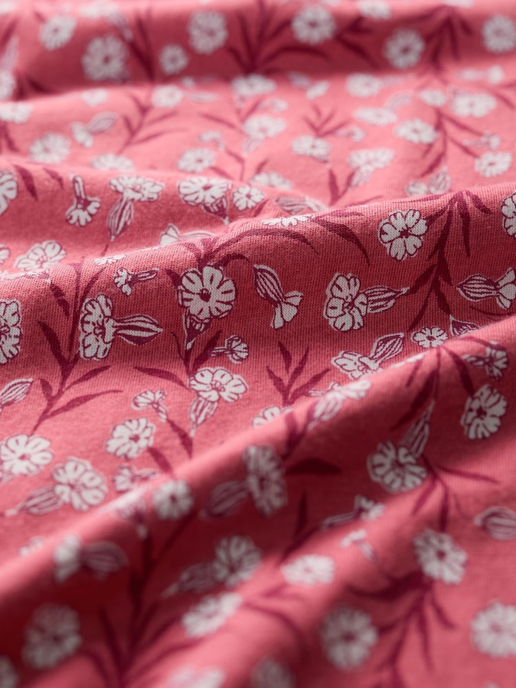 Seasalt Cornwall Pink Short Sleeve Misty Sky Shirt - Image 5 of 5