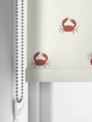 Sophie Allport White Crab Made to Measure Roller Blinds - Image 3 of 6
