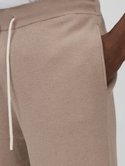 Paige Cotton-Linen Drawstring Knitted Shorts - Image 4 of 6