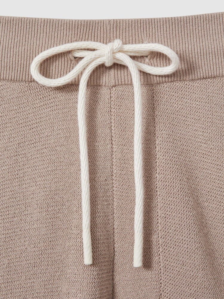 Paige Cotton-Linen Drawstring Knitted Shorts - Image 6 of 6