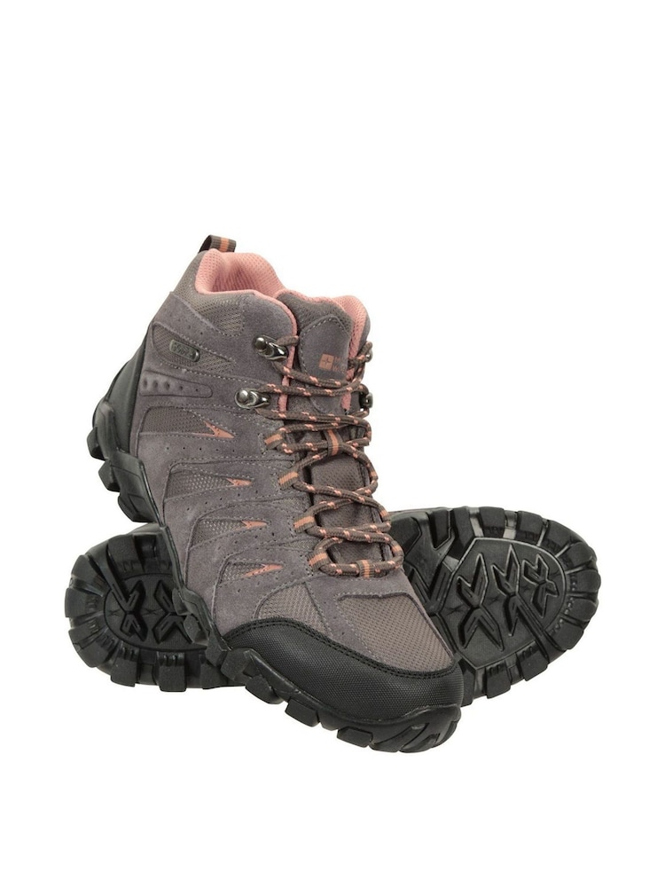 Mountain Warehouse Grey Womens Belfour Waterproof Lightweight Walking Boots - Image 1 of 4