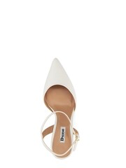 Dune London White Debate Y-Back Open Court Shoes - Image 4 of 4