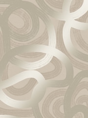 Graham & Brown Natural Ambire Neutral Wallpaper Sample - Image 2 of 3