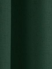 Enhanced Living Green Vogue Ready Made Thermal Blackout Eyelet Curtains - Image 3 of 4