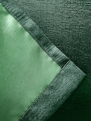 Enhanced Living Green Vogue Ready Made Thermal Blackout Eyelet Curtains - Image 4 of 4