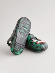 Black Marble Christmas Slipper Clogs - Image 3 of 6