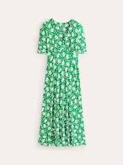 Boden Green Rebecca Jersey Midi Tea Dress - Image 5 of 5