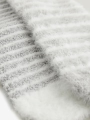 Grey/White Husky Cosy Ankle Socks 2 Pack - Image 7 of 7