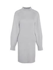 Barbour® International 100% Cotton Franchesca Funnel Neck Ribbed Knit Dress - Image 7 of 7
