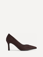 Brun - Linzi Sofia Bred passform V Cut Vamp Pumps - Bild 2 av 5