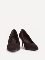 Brun - Linzi Sofia Bred passform V Cut Vamp Pumps - Bild 5 av 5