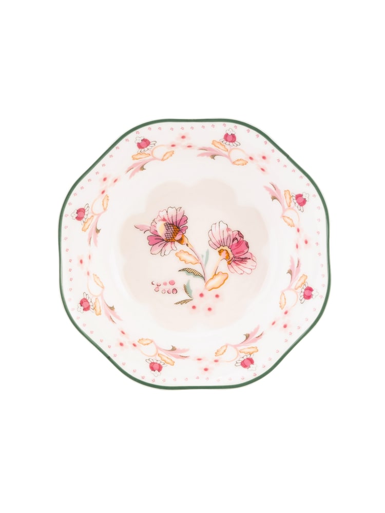 Cath Kidston Green Friendship Gardens Set of 4 Cereal Bowls - Image 3 of 3