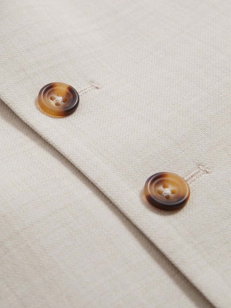 Gilet coupe slim à simple boutonnage Reiss Belmont W - Image 5 of 5