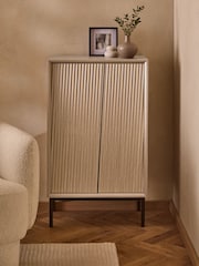 Light Marlow Marlow Oak Effect Slim Cabinet - Image 1 of 10
