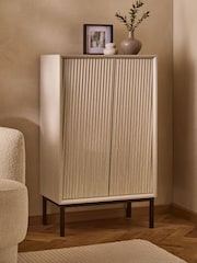 Light Marlow Marlow Oak Effect Slim Cabinet - Image 2 of 10