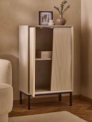 Light Marlow Marlow Oak Effect Slim Cabinet - Image 3 of 10