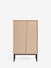 Light Marlow Marlow Oak Effect Slim Cabinet - Image 6 of 10