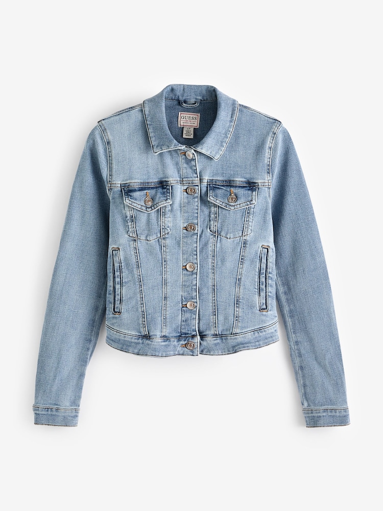Guess Light Blue Denim Jacket - Image 5 of 5
